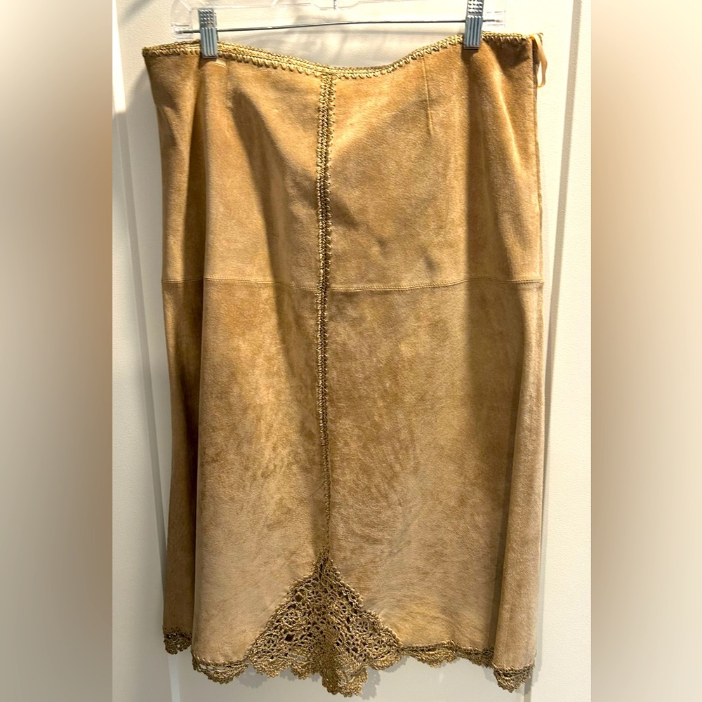 Vintage Monsoon suede skirt like new